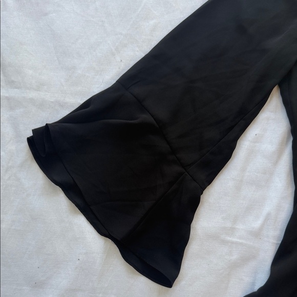 Ralph Lauren Black Blouse with Flared Sleeves - Picture 3 of 5